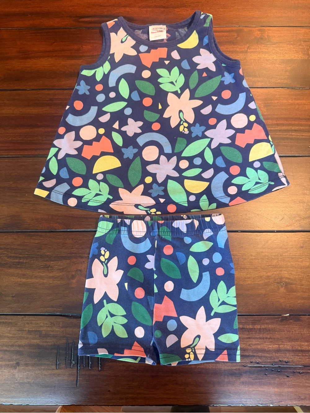 Hanna Andersson Colorful Shapes Tunic Set